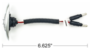 187864 LIGHT RED LED.75CL/MK CLEAR CB